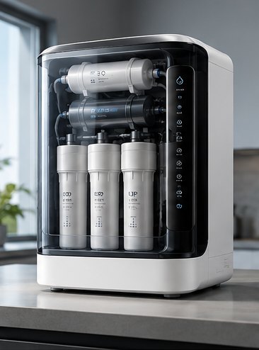 Aquamoon home purifier — Filtration on show design