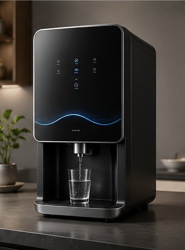 Aquamoon home purifier — Smart display design